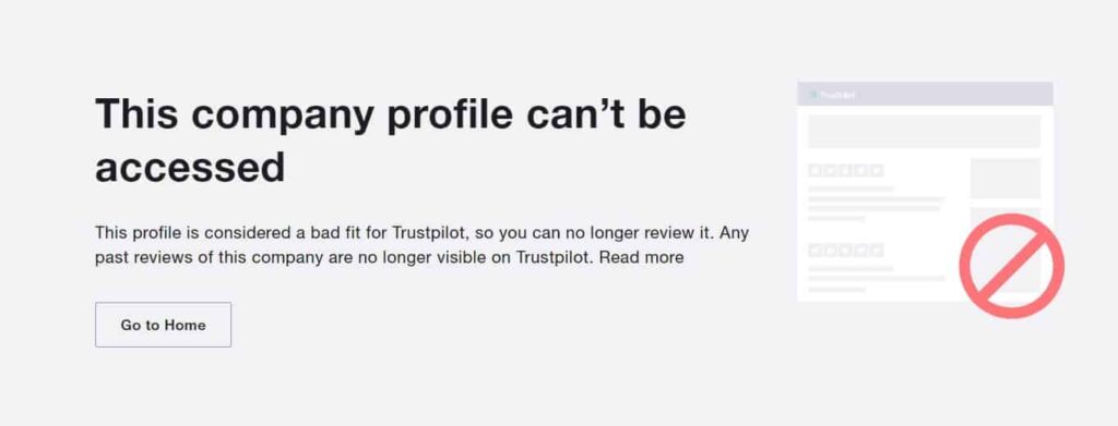 a screenshot of muchfollowers page on Trustpilot
